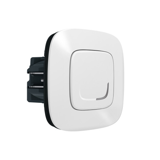 Коллекция умных устройств Valena Allure with NETATMO. Умный проводной выключатель с опцией светорегулирования 5-300 Вт 230В. Цвет Белый