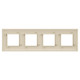 Рамка 4 поста (8 мод.), Avanti, ванильная дымка
