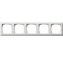 Gira Standard 55 Бел матовый Рамка 5-ая