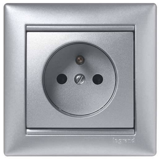 Рамка 1 пост - Legrand Valena - алюминий