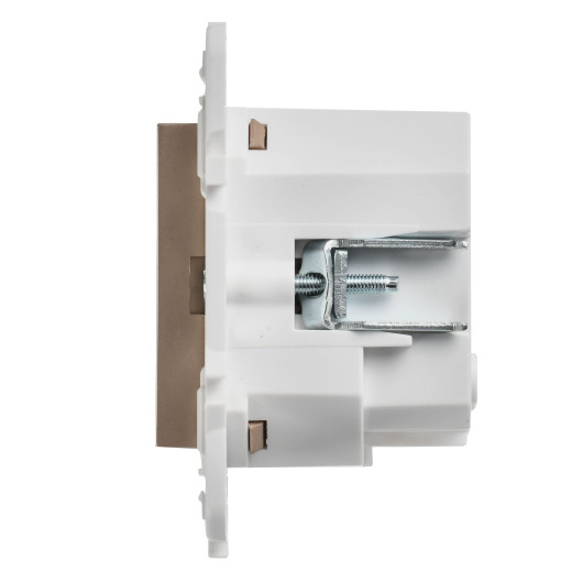 SKANDY Роз. с з/к/ш 16А с USB C 18Вт SK-R17Sa песоч. IEK