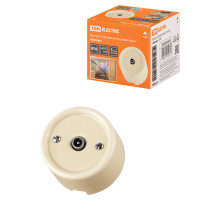 TDM Розетка TV оконечная сл. кость «Болонь»