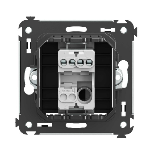 Кнопка одноклавишная в стену, Avanti, черный матовый