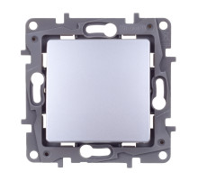 Legrand Etika Алюминий Переключатель промежуточный 1-клавишный, винтовые клеммы, 10AX, 250 В.