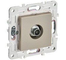 IEK SKANDY Шампань Розетка TV оконечная SK-A12Sh