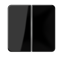 JUNG 2-клавишная накладка для пульта КNX, чёрная, для серии СD