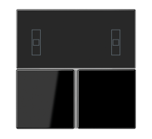 JUNG KNX Черный Набор накладок для комнатного регулятора