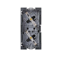 Simon Cima 500 Розетка двойная 2P+E Schuko, 16А, 250В, клеммы: зажим+1Click, 50х100мм , база