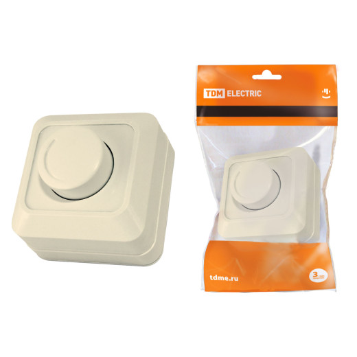 Светорегулятор поворотный RL 300 Вт IP20 сл. кость 