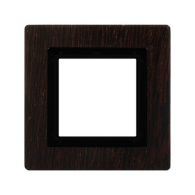 DKC Avanti Рамка из натурального дерева, венге, 1 пост (2 мод.)
