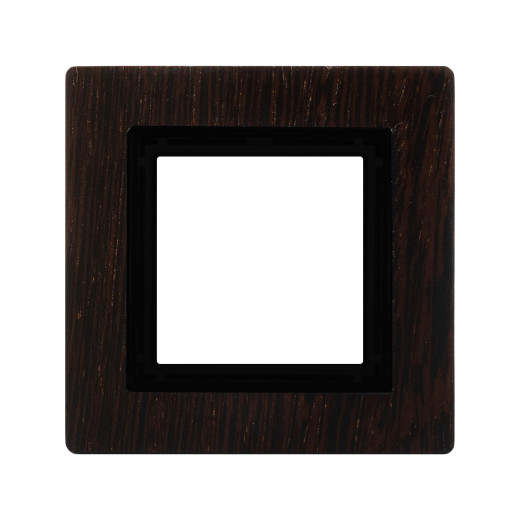 Рамка из натурального дерева 1 пост (2 мод.), Avanti, венге