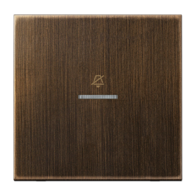 JUNG Двойная клавиша на гостиничный выключатель, комнатный модуль, латунь Antik