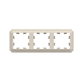 Systeme Electric AtlasDesign Antique Бежевый Рамка 3-ая, универсальная