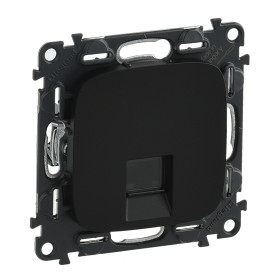 Legrand Valena ALLURE DIY Антрацит Розетка комп(RJ45) 1-ая 5 кат UTP.