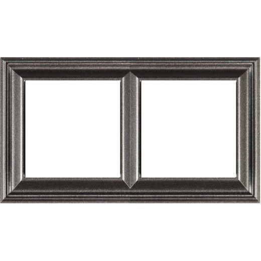 Рамка 2-поста, термопласт, антрацит, Eco Deco
