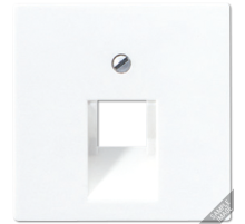 JUNG Крышка для телефонных и компьютерных розеток UAE; слоновая кость