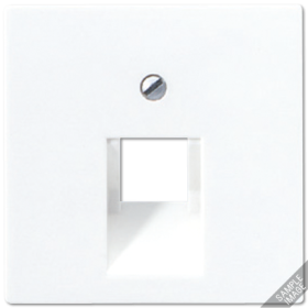 JUNG Крышка для телефонных и компьютерных розеток UAE; слоновая кость