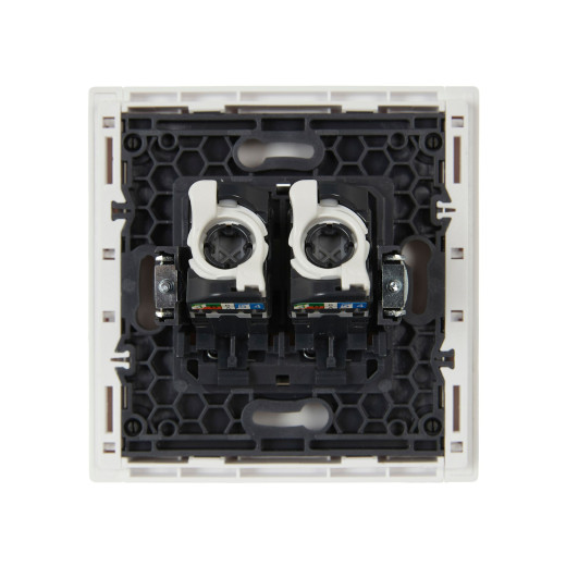 FORTE&PIANO Роз. комп. 2-ая RJ45 кат.5E FP233 бел. IEK