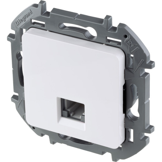 Розетка телефонная RJ11 - Legrand/Daccord Inspiria - белый