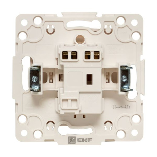 Стокгольм Механизм Выключателя 1-кл. 10А винтовые клеммы белый EKF PROxima