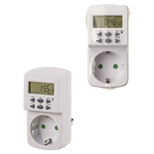 Таймер розеточный ТРЭ-Н-01-1мин/7дн-10on/off-8А (недельный) упак.-термоусад.пленка 