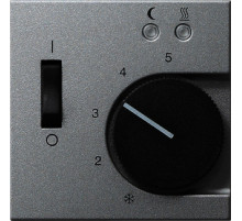 Gira S-55 Алюминий Накладка регулятора теплого пола