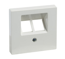 Schneider Electric Merten SM Бел глянец Накладка розетки ТЛФ/комп 2-ой наклонной