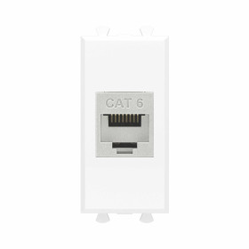 DKC Avanti Компьютерная розетка RJ-45 без шторки модульная, кат.6 экранированная, 
