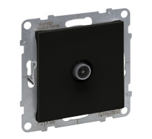 Legrand/Daccord SUNO Антрацит Розетка ТВ проходная 1,5дБ/14дБ 0-2400 МГц.