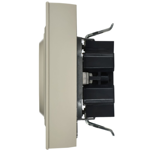 BRITE Роз 2-я с з/к без з/ш пл 16А сб РСПл12-3-БрКр беж IEK