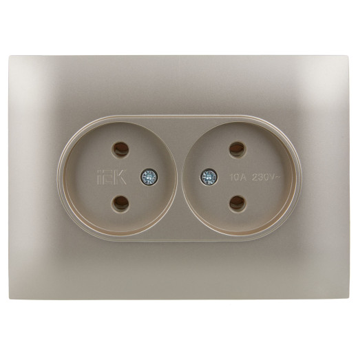 SKANDY Роз. 2-я без з/к/ш 10А в сб. SK-R10Sh шамп. IEK