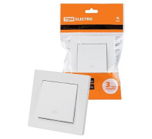 TDM Выключатель перекрестный 1 кл. 10А белый 