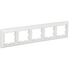 IEK BRITE DECOR Белый 3D-форма Рамка 5-м РУ-5-Бр