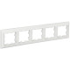 BRITE Рамка 5-мест. РУ-5-Бр бел./бел. IEK