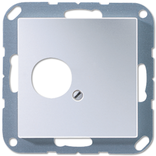 Крышка для 2-х гнезд, алюминий