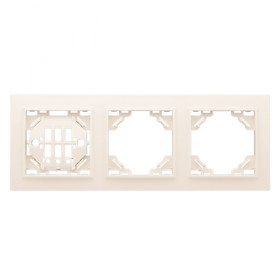 EKF Basic Минск Бежевый Рамка 3-ая горизонтальная.