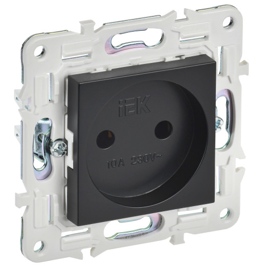 SKANDY Роз. без з/к/ш 10А SK-R02Bl черн. IEK