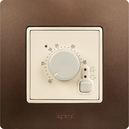 Рамка 1 пост - Legrand Etika - какао