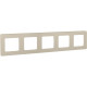 Рамка 5 постов - Legrand/Daccord Inspiria - слоновая кость