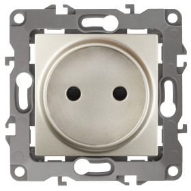 ЭРА Розетка Серия 12 12-2105-04 2P 16A-250В IP20 шампань