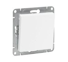 EKF Эпика Механизм выключателя, одноклавишный, кнопочный, белый.