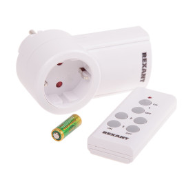 REXANT Радиоуправляемая розетка c пультом RX-001 (один пульт, одна розетка).