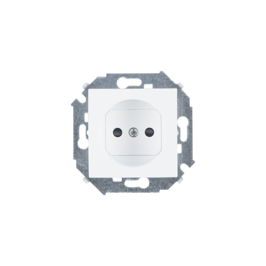 Simon 15 Белый Розетка 2P, 16А, 250В, винт.заж.