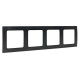 Стокгольм Рамка 4-местная черная EKF PROxima