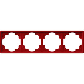 Gira S-Color Красный Рамка 4-ая