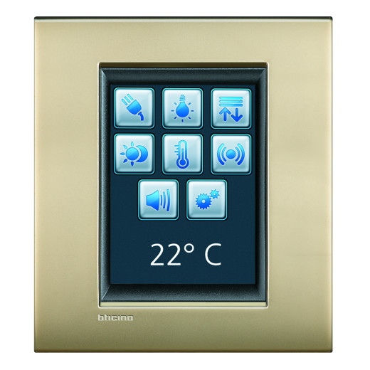 Livinglight Рамка AIR 3+3 модуля, цвет Матовое золото