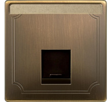 Schneider Electric Merten SD Античная латунь Накладка розетки RJ45 1-ая