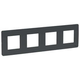 Schneider Electric Unica Studio Антрацит Рамка 4-ная