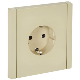 IEK FORTE&PIANO Ваниль Розетка с/з винтовое крепление 16А FP416