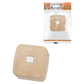 TDM Розетка компьютерная (RJ-45) открытой установки IP20, сосна 